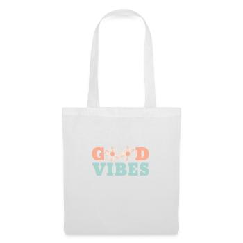 GOOD VIBES - Stoffbeutel - Weiß - Vorne