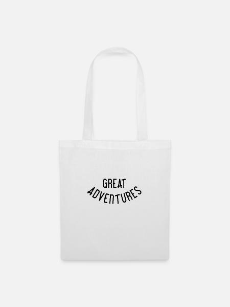 Great Adventures - Stoffbeutel - Weiß