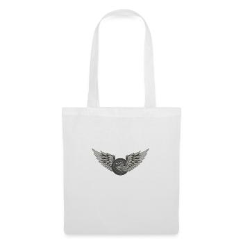 Aile de course de pneus volants - Sac en tissu - blanc - Devant