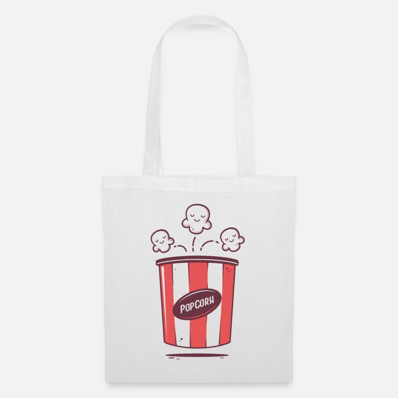 PopCorn - Tote Bag - white