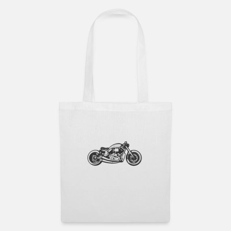 Motorcycle - Tote Bag - white
