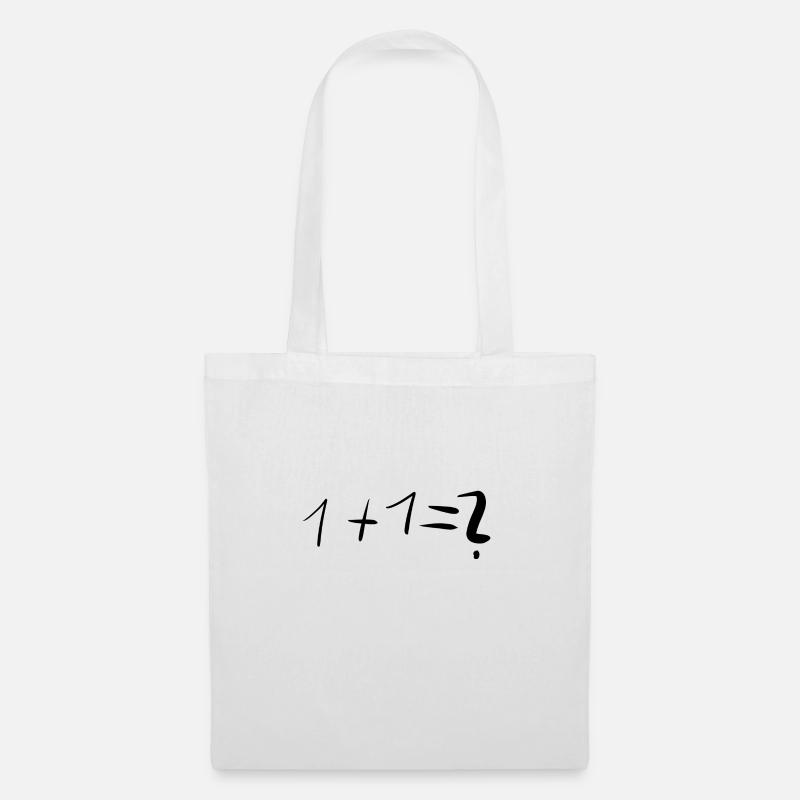 mathe mathematik - Stoffbeutel - Weiß