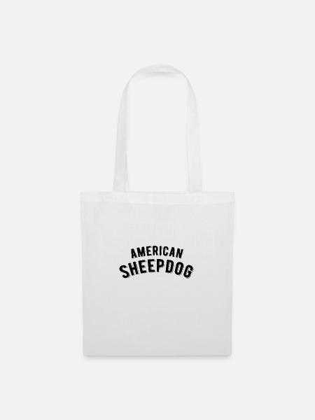 American Sheepdog - Stoffbeutel - Weiß