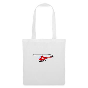 Helicopter Switzerland Flag Children - Tote Bag - white - Front