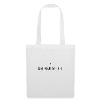 I Bin A Niederösterreicher - Stoffbeutel - Weiß - Vorne