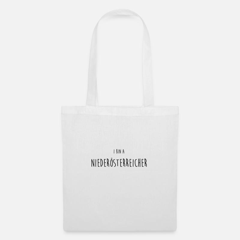 I Bin A Niederösterreicher - Stoffbeutel - Weiß