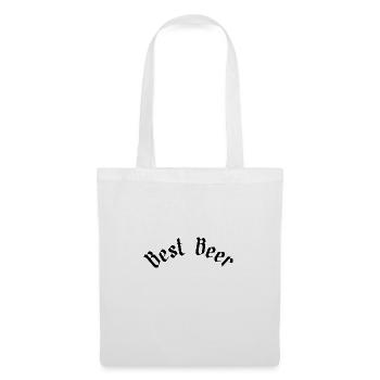 Meilleure bière - Sac en tissu - blanc - Devant