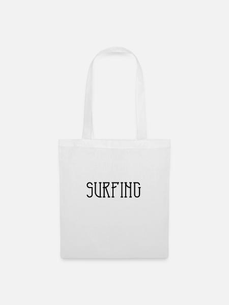 Surfing - Stoffbeutel - Weiß