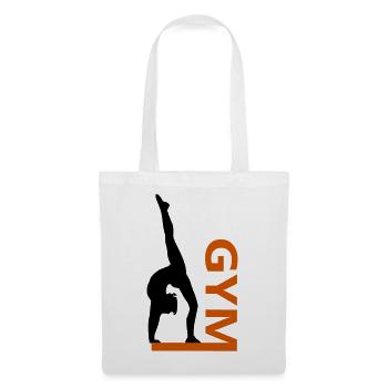Gymnastique - Sac en tissu - blanc - Devant