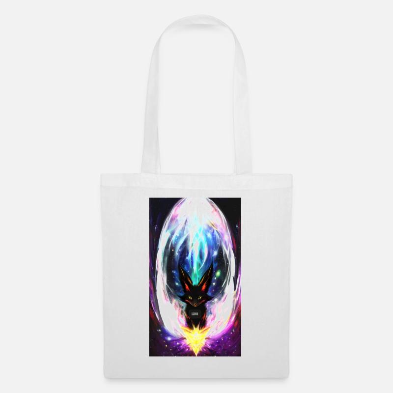 Loup eclair - Sac en tissu - blanc