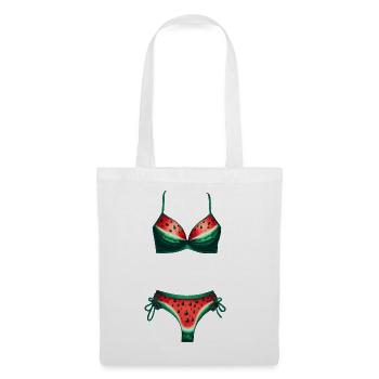 Watermelon Bikini Shirt Watermelon Gift - Tote Bag - white - Front