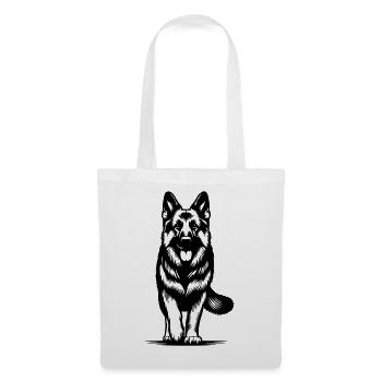 German Shepherd - Tote Bag - white - Front