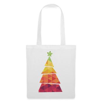 Christmas Tree - Weihnachtsbaum - Weihnachten - Stoffbeutel - Weiß - Vorne