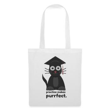 purrfect. drôlig. - Stoffbeutel - Weiß - Vorne