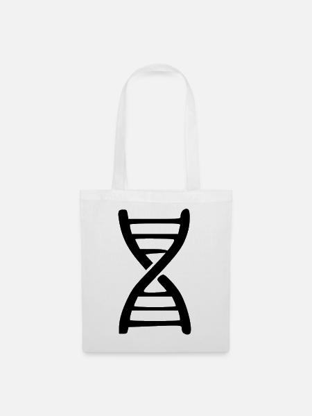 DNA Gen Forschung Geschenk - Stoffbeutel - Weiß