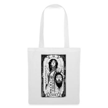 Justice – Judith & Holopherne Tarot Card Sticker - Sac en tissu - blanc - Devant