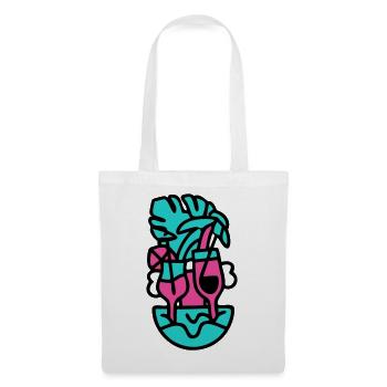 DrinkingCrew_Trend_Designs_Aug_c_Vektor_g1007 - Stoffbeutel - Weiß - Vorne