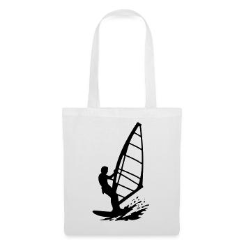 Kitesurfen - Stoffbeutel - Weiß - Vorne
