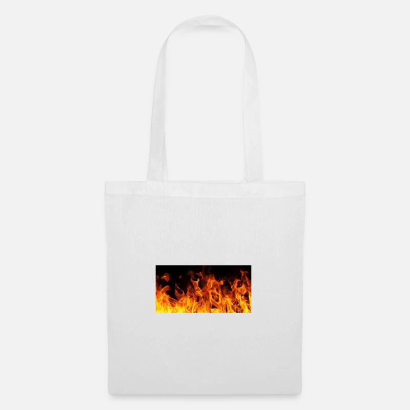 Feuer - Stoffbeutel - Weiß