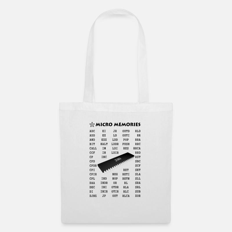 Vintage Chip Z80 & Instruction Set for Programmers - Tote Bag - white