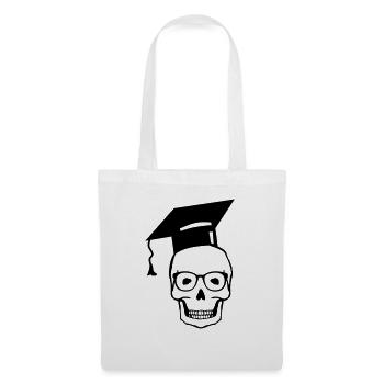 totenkopf_student2 - Stoffbeutel - Weiß - Vorne