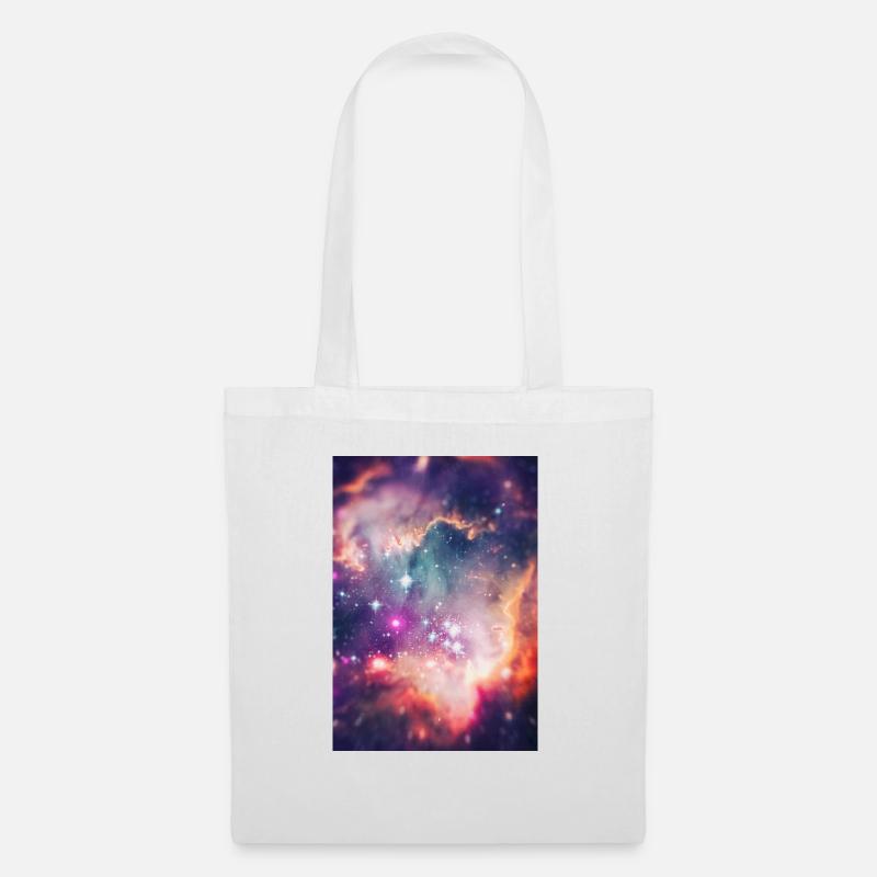 Space Galaxy Design / macro universe - Tote Bag - white