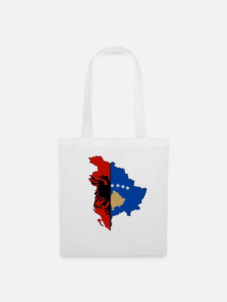 United Albania - Stoffbeutel - Weiß