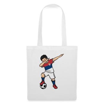 Dabbing Football Player Boys Serbia Football - Tote Bag - white - Front
