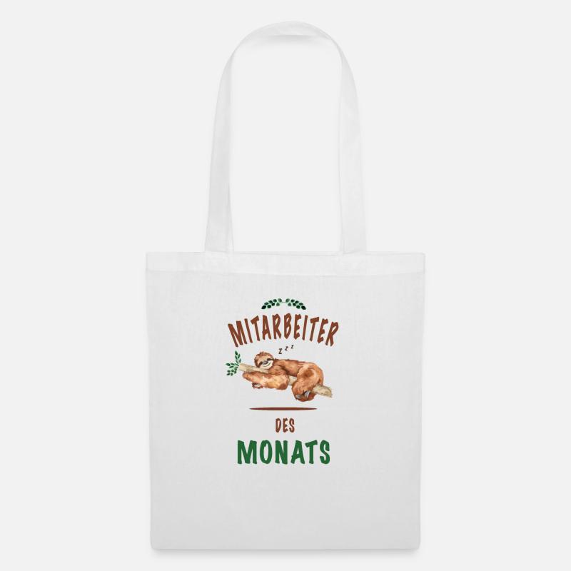 Mitarbeiter des Monats - Stoffbeutel - Weiß