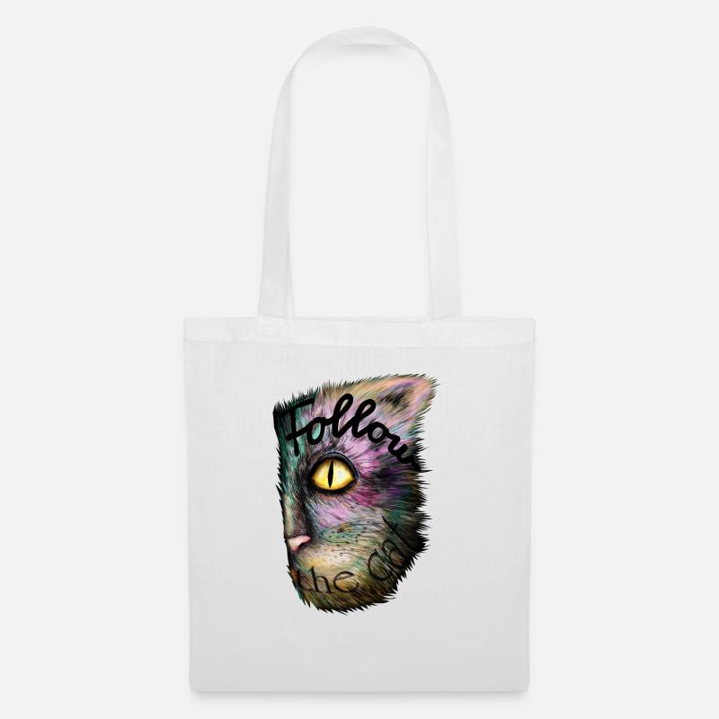 Magische Katze - Stoffbeutel - Weiß