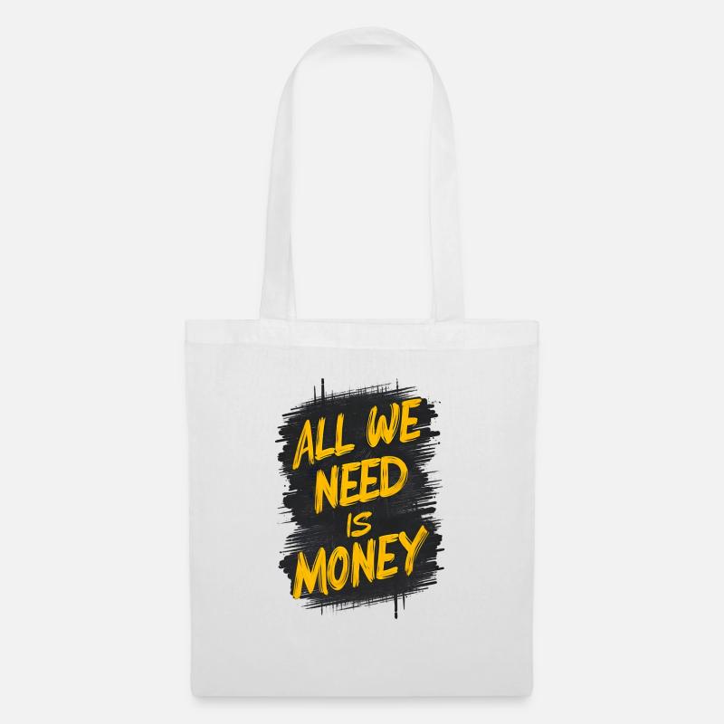 The Graffiti Money Statement - Tote Bag - white