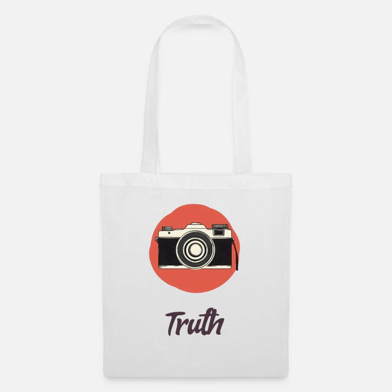 Minimalist Camera Design Simple Modern Gift - Tote Bag - white