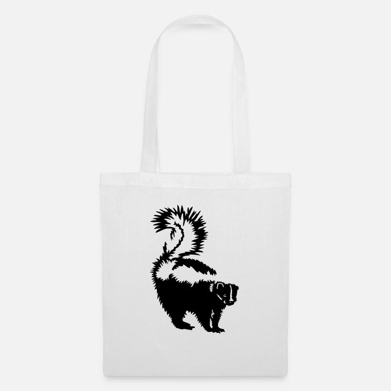 Skunk - Tote Bag - white