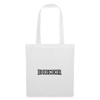 Biker - Sac en tissu - blanc - Devant