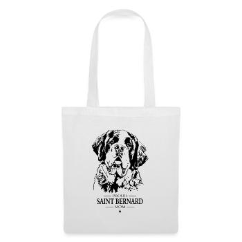 Saint Bernard Mom Hunde Hund Bernhardiner Wilsigns - Stoffbeutel - Weiß - Vorne