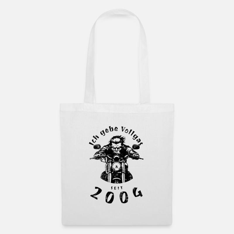 20. Geburtstag Ich gebe Vollgas seit 2004 - Stoffbeutel - Weiß