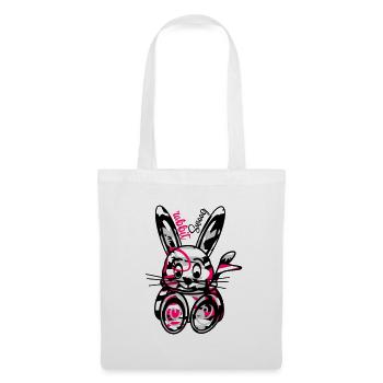 Lapin - Sac en tissu - blanc - Devant