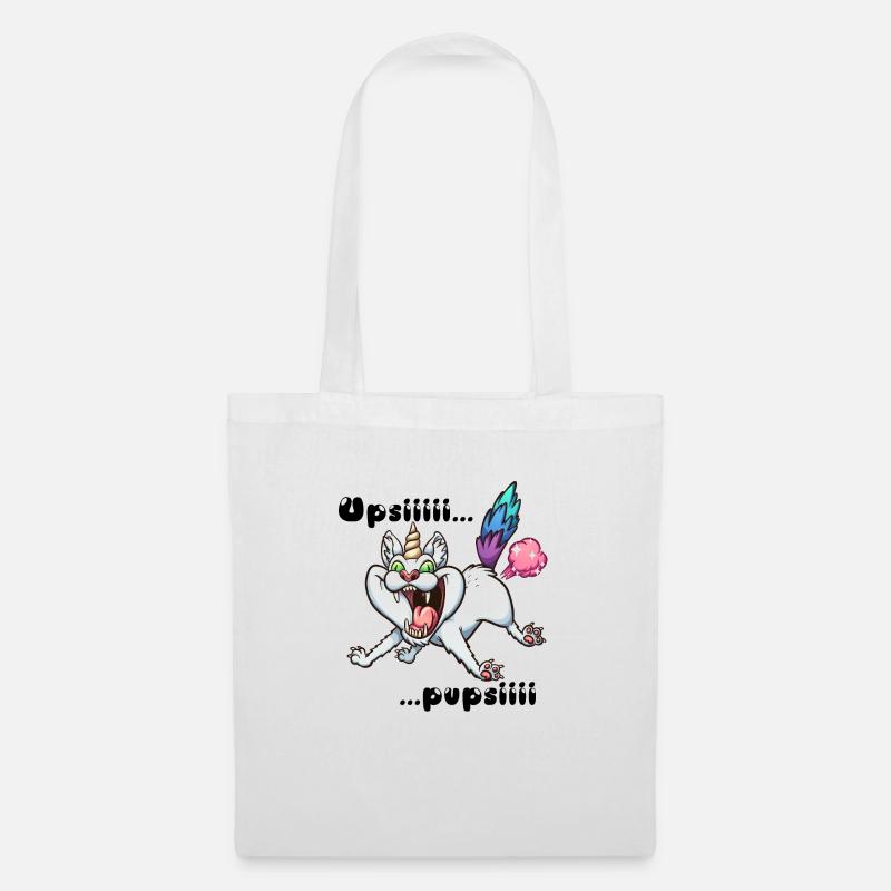 Unicorn pupsi - Stoffbeutel - Weiß