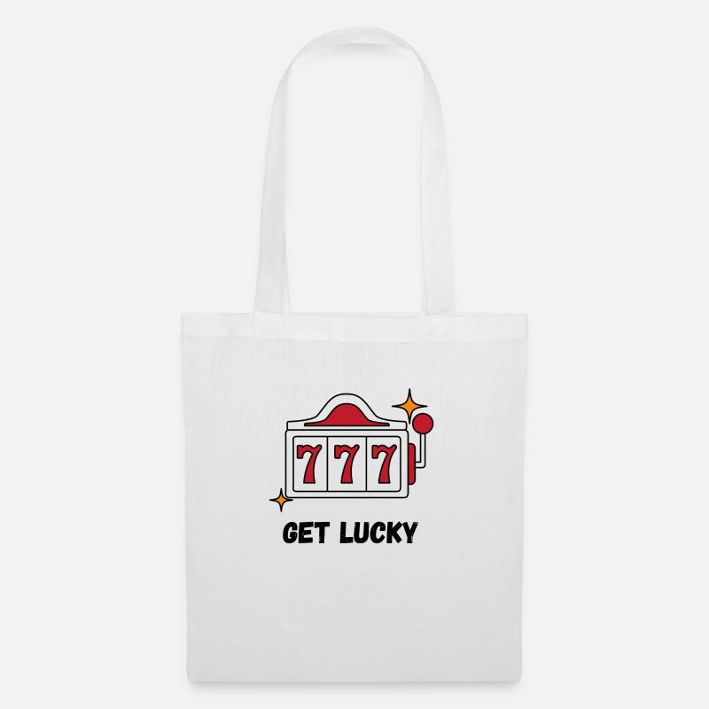 Get Lucky - Stoffbeutel - Weiß
