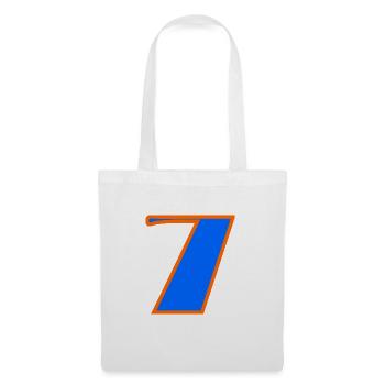 7. 7 YEARS. 7th ANNIVERSARY. BIRTHDAY 7 YEARS - Tote Bag - white - Front