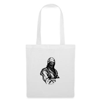 Freizeit Ninja Athlet Warrior Kraftsport Style - Stoffbeutel - Weiß - Vorne