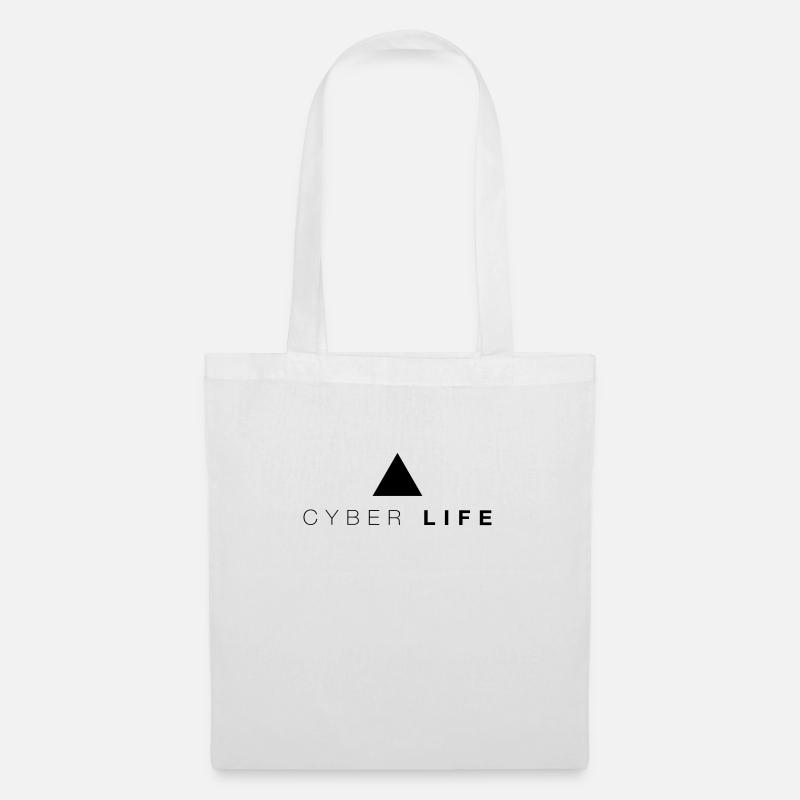 CYBERLIFE Triangle - Stoffbeutel - Weiß