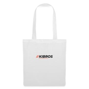 KIBROS Orange Schwarz Facebook Titelbild - Stoffbeutel - Weiß - Vorne