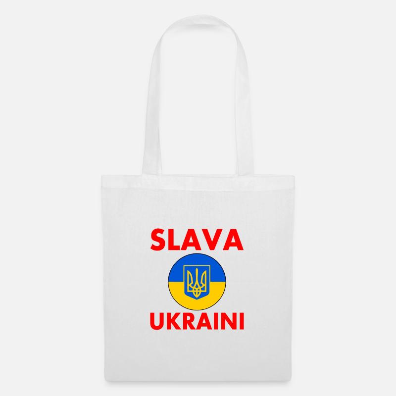 Ukraine - Stoffbeutel - Weiß