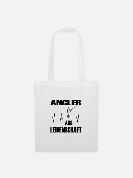 Angeln - Stoffbeutel - Weiß