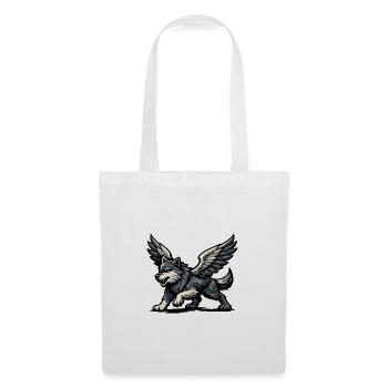 Winged Wolf Majestic - Tote Bag - white - Front