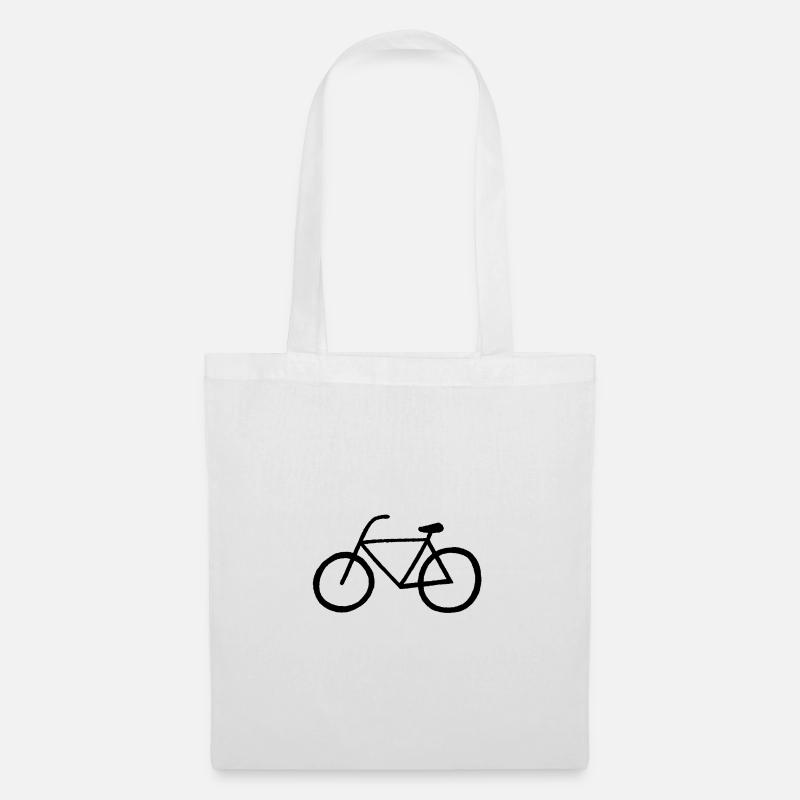 Fahrrad - Stoffbeutel - Weiß
