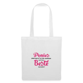 Pony - Stoffbeutel - Weiß - Vorne