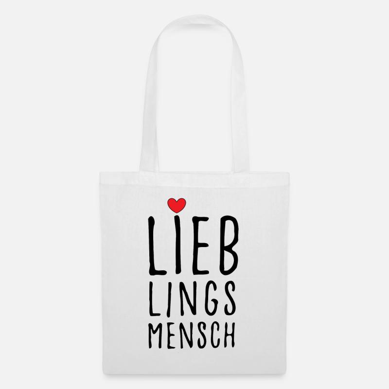 Lieblingsmensch - Stoffbeutel - Weiß