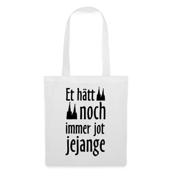 Et hätt noch immer jot jejange - Stoffbeutel - Weiß - Vorne
